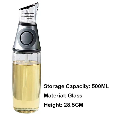 Dispenser pentru ulei si otet 500 ml cu buton Dispenser pentru ulei si otet 500 ml cu buton