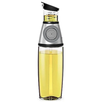 Dispenser pentru ulei si otet 500 ml cu buton Dispenser pentru ulei si otet 500 ml cu buton