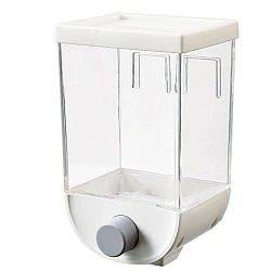 Dozator de cereale 1Kg plastic transparent Alb 