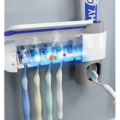Dozator pentru pasta de dinti si sterilizator UV periute ZSW-Y01 Dozator pentru pasta de dinti si sterilizator UV periute ZSW-Y01