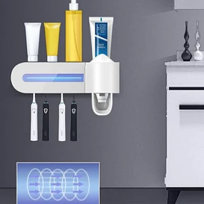 Dozator pentru pasta de dinti si sterilizator UV periute ZSW-Y01 Dozator pentru pasta de dinti si sterilizator UV periute ZSW-Y01