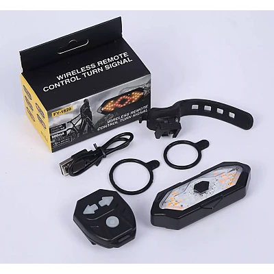 Semnalizare Bicicleta FY-1820 cu Telecomanda Wireless Semnalizare Bicicleta FY-1820 cu Telecomanda Wireless