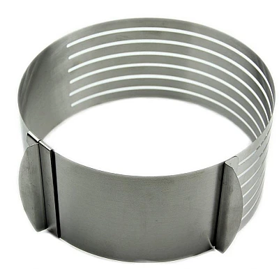 Formă de tort rotundă din Inox reglabilă (24-30cm) Formă de tort rotundă din Inox reglabilă (24-30cm)