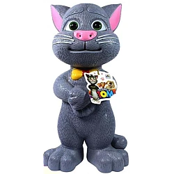 Jucarie Vorbitoare Talking Tom cu Papion GRI Mare