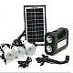 Kit solar GD-Lite 8017 dotat cu dispozitive USB cu 3 becuri LED + acumulator de mare capacitate Kit solar GD-Lite 8017 dotat cu dispozitive USB cu 3 becuri LED + acumulator de mare capacitate
