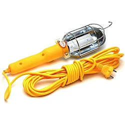 Lampa GALBENA portabila de lucru cu LED cablu 10m 220V