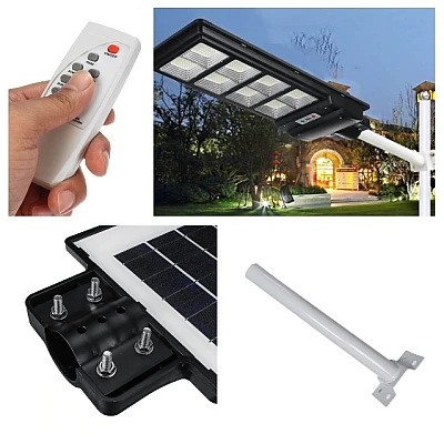 Lampa Stradala 180W LED SMD 8 CASETE Cu Panou Solar si Telecomanda Lampa Stradala 180W LED SMD 8 CASETE Cu Panou Solar si Telecomanda