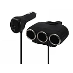 Priza auto 12V/24V Olesson 1634 cu 4 intrari 120W negru