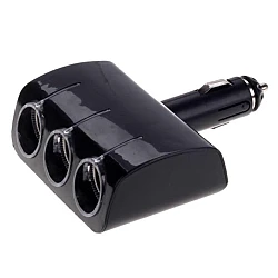 Priza auto 12V Olesson 1520 cu 3 intrari 120W negru