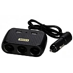 Priza auto12V/24V In-Car 1512 cu 5 intrari 120W negru