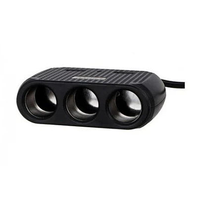 Priza auto12V/24V In-Car 1512 cu 5 intrari 120W negru Priza auto12V/24V In-Car 1512 cu 5 intrari 120W negru