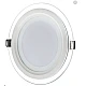 Aplica Rotunda 12W Led MAT incastrabila in tavan fals si rigips margine sticla Aplica Rotunda 12W Led MAT incastrabila in tavan fals si rigips margine sticla