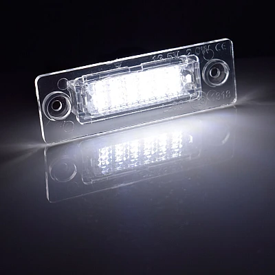 Set 2 x lampi numar LED  Volkswagen GOLF 4/5 PASSAT PASSAT CC BEETLE PHAETON EOS SCIROCCO Set 2 x lampi numar LED  Volkswagen GOLF 4/5 PASSAT PASSAT CC BEETLE PHAETON EOS SCIROCCO