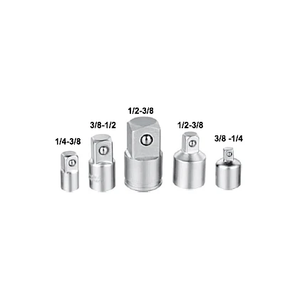 Set 5 Adaptoare CROMATE 1/2 1/4 3/4 3/8 Set 5 Adaptoare CROMATE 1/2 1/4 3/4 3/8