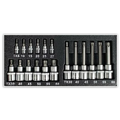 Trusa Capete Surubelnita Torx 18 Buc cu Dimensiuni Diferite Trusa Capete Surubelnita Torx 18 Buc cu Dimensiuni Diferite