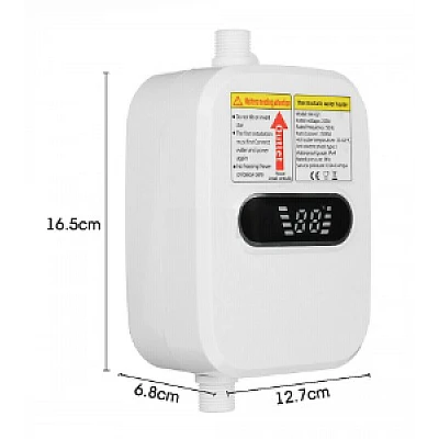 Dus electric pentru autorulota RX-021 Boiler electric instant pentru apa calda cu afisaj digital 3500 W MD Dus electric pentru autorulota RX-021 Boiler electric instant pentru apa calda cu afisaj digital 3500 W MD