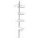 Etajera colt pentru baie si dus, 4 rafturi montare pe colt / Etajera telescopica 100-260 cm Etajera colt pentru baie si dus, 4 rafturi montare pe colt / Etajera telescopica 100-260 cm