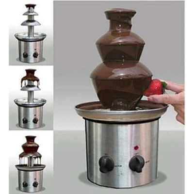 Fantana de ciocolata cu 3 nivele din INOX Fantana de ciocolata cu 3 nivele din INOX