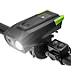 Far LED pentru bicicleta sau trotineta 10W cu claxon bk-1718 Far LED pentru bicicleta sau trotineta 10W cu claxon bk-1718