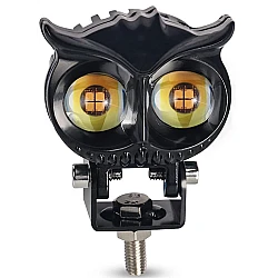 Proiector LED auto cu 2 FAZE putere 30W 6000K model bufnita