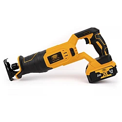 Fierastrau sabie Vermark Starke, 2 acumulatori 24V 5Ah, 3300rpm GALBEN