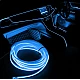 Fir neon ALBASTRU lumina ambientala auto USB 5 METRI