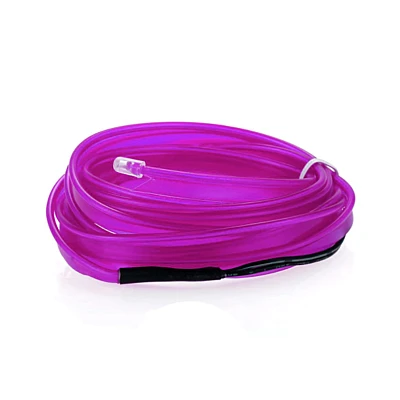 Fir neon MOV lumina ambientala auto USB 5 METRI