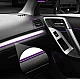 Fir neon MOV lumina ambientala auto USB 5 METRI