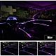 Fir neon MOV lumina ambientala auto USB 5 METRI
