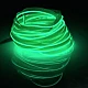 Fir neon VERDE lumina ambientala auto USB 5 METRI