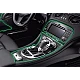Fir neon VERDE lumina ambientala auto USB 5 METRI