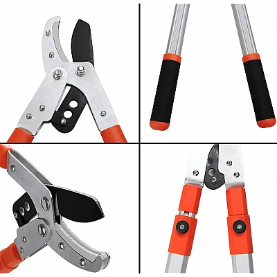Foarfeca extensibila pentru pomi, aluminiu Foarfeca extensibila pentru pomi aluminiu