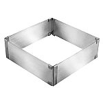 Forma PATRATA reglabila pentru tort 15-28 CM