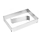 Forma dreptunghiulara pentru tort reglabila de 28 - 53 cm H-8CM Forma dreptunghiulara pentru tort reglabila de 28 - 53 cm H-8CM