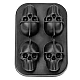 Forma pentru cuburi de gheata model CRANIU din silicon Forma pentru cuburi de gheata model CRANIU din silicon