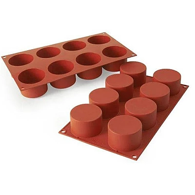 Forma silicon 8 cavitati pentru prajituri