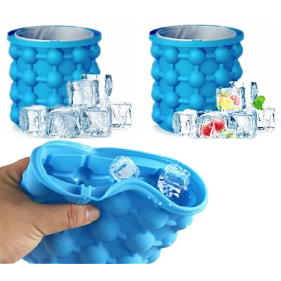 Frapiera pentru gheata Smart Ice Cube din silicon 14x13 cm Frapiera pentru gheata Smart Ice Cube din silicon 14x13 cm