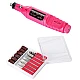 Freza Unghii Roz include 5 pile 5 capete abrazive Viteza Reglabila Semiprofesionala ALIMENTARE USB Freza Unghii Roz include 5 pile 5 capete abrazive Viteza Reglabila Semiprofesionala ALIMENTARE USB