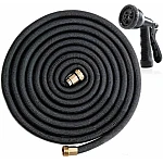 Furtun extensibil PROFESIONAL 50M de gradina Negru