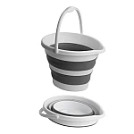 Galeata pliabila din silicon si plastic 10 L