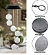 Ghirlanda solara ornamentala cu 6 globuri de cristal / Lampa solara - 6 Glob Ghirlanda solara ornamentala cu 6 globuri de cristal / Lampa solara - 6 Glob
