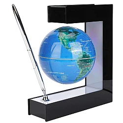 Glob pamantesc magnetic plutitor cu iluminare LED si PIX