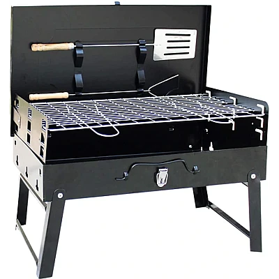 Gratar portabil pliabil tip Diplomat Accesorii gratar incluse Gratar portabil pliabil tip Diplomat Accesorii gratar incluse
