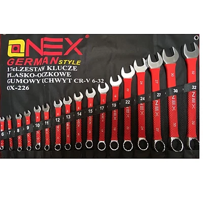 Husa 17 Chei Combinate OX-266 cu Protectie, 6-32 mm Husa 17 Chei Combinate OX-266 cu Protectie, 6-32 mm