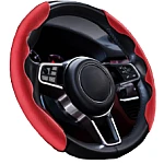 Set 2 prinderi ergonomice  pentru  Volan Antiderapante culoare Rosu 