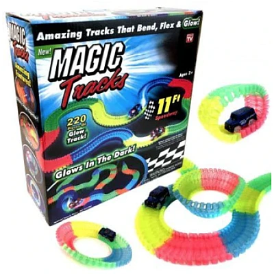 Jucarie Pista Flexibila Magic Tracks 220 Piese Jucarie Pista Flexibila Magic Tracks 220 Piese