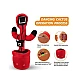 Jucarie interactiva tip cactus model Squid Game cu LED-uri Dansator Vorbitor Imita ROSU Jucarie interactiva tip cactus model Squid Game cu LED-uri Dansator Vorbitor Imita ROSU