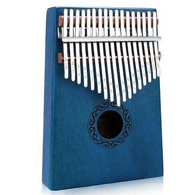 Kalimba 101 Instrument muzical ALBASTRU din lemn 17 note Kalimba 101 Instrument muzical ALBASTRU din lemn 17 note