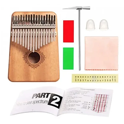 Kalimba 101 Instrument muzical BEJ din lemn 17 note Kalimba 101 Instrument muzical BEJ din lemn 17 note