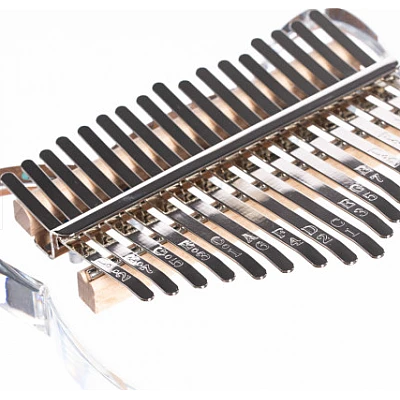 Kalimba Instrument muzical cu 17 note Sticla transparenta model urechi pisica Kalimba Instrument muzical cu 17 note Sticla transparenta model urechi pisica